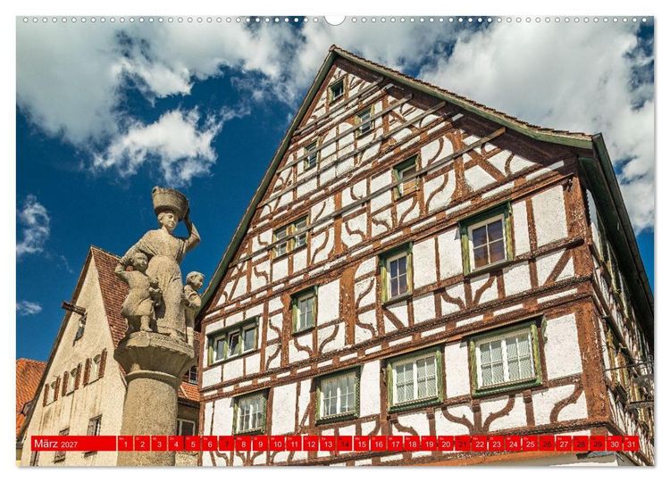 Produktbild: M&uuml;hlheim an der Donau (Wandkalender 2027 DIN A2 quer), CALVENDO Monatskalender