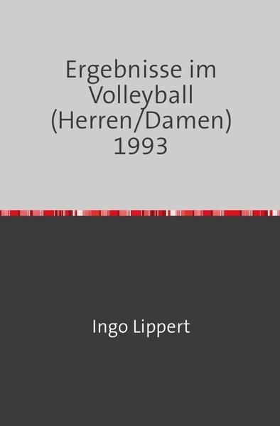 Produktbild: Sportstatistik / Ergebnisse im Volleyball (Herren/Damen) 1993