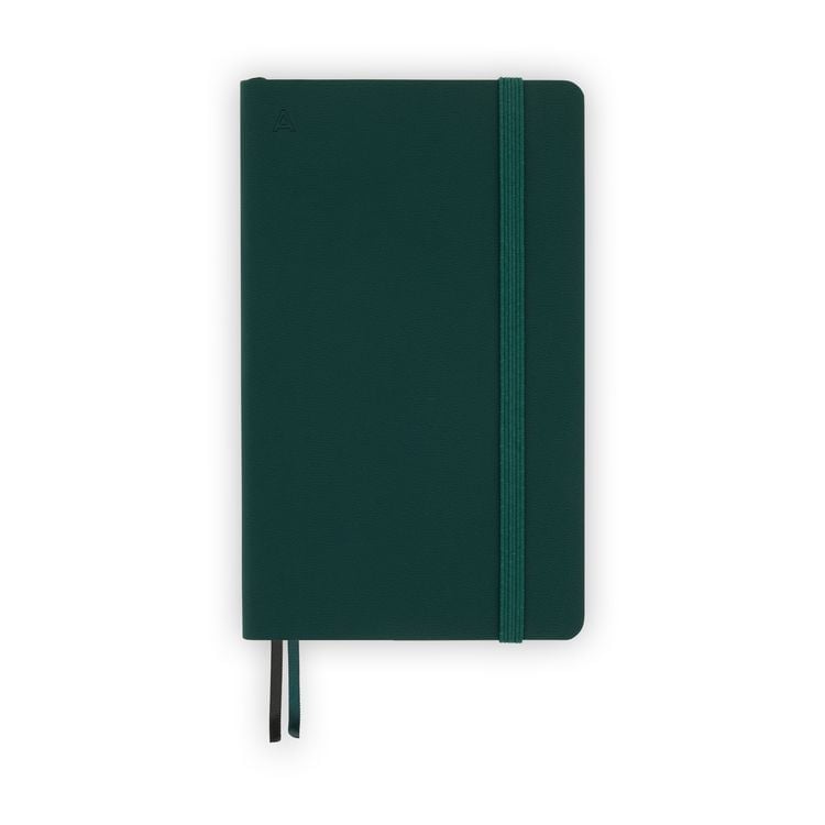 Produktbild: Notizbuch A6 Hardcover Moss Green Liniert, 192 Seiten