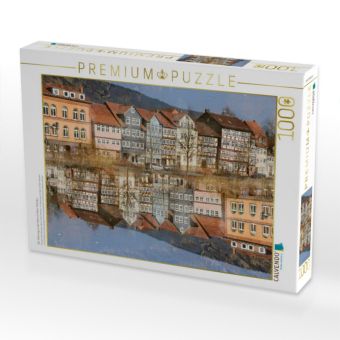 Produktbild: CALVENDO Puzzle Der Steinweg an der Werra in Hann. M&uuml;nden | 1000 Teile Lege-Gr&ouml;&szlig;e 64x48cm Foto-Puzzle f&uuml;r gl&uuml;ckliche Stunden