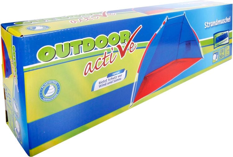 Produktbild: Outdoor active Strandmuschel 220x110x110 cm, inklusive Tasche
