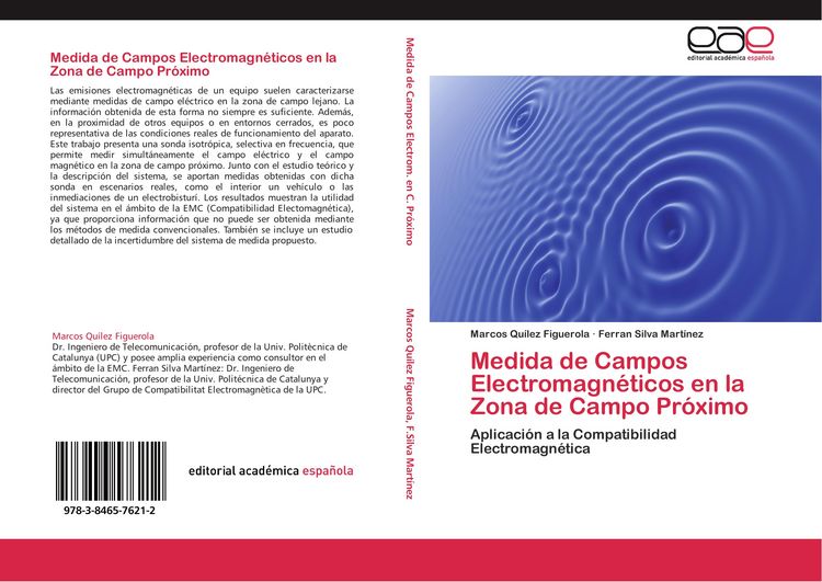 Produktbild: Medida de Campos Electromagn&eacute;ticos en la Zona de Campo Pr&oacute;ximo