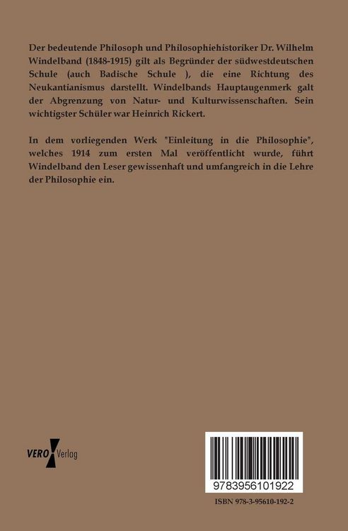 Produktbild: Einleitung in die Philosophie