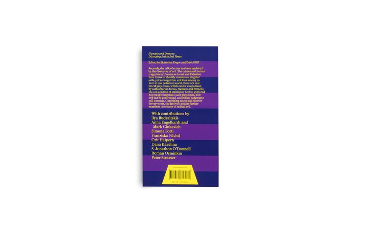 Produktbild: Humans and Demons: Dissecting Evil in Evil Times
