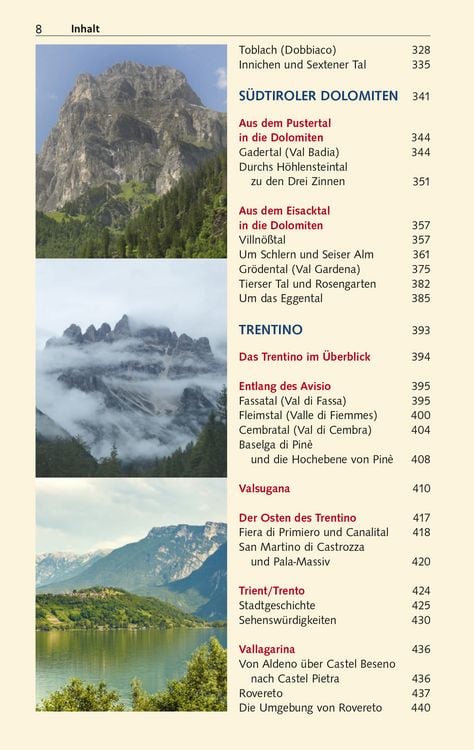 Produktbild: TRESCHER Reisef&uuml;hrer S&uuml;dtirol und Trentino