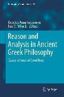 Produktbild: Reason and Analysis in Ancient Greek Philosophy
