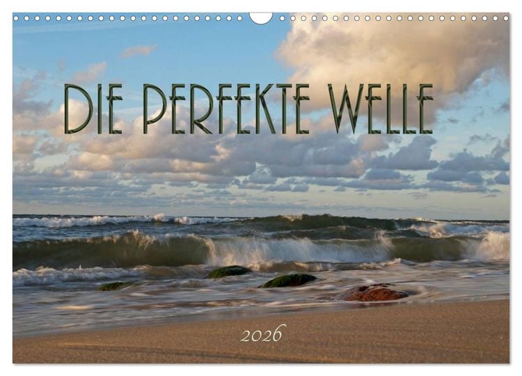 Produktbild: Die perfekte Welle (Wandkalender 2026 DIN A3 quer), CALVENDO Monatskalender