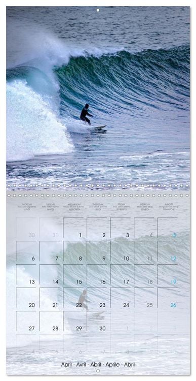 Produktbild: Surfing Passion (Wall Calendar 2026 12 &times; 12 Inch) CALVENDO 12 Month Wall Calendar