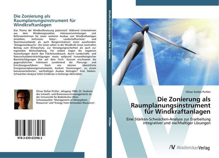 Produktbild: Die Zonierung als Raumplanungsinstrument f&uuml;r Windkraftanlagen