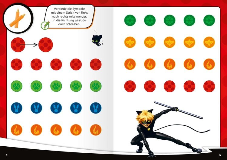 Produktbild: Miraculous: Das gro&szlig;e Vorschulbuch - Buchstaben, Zahlen, Konzentration