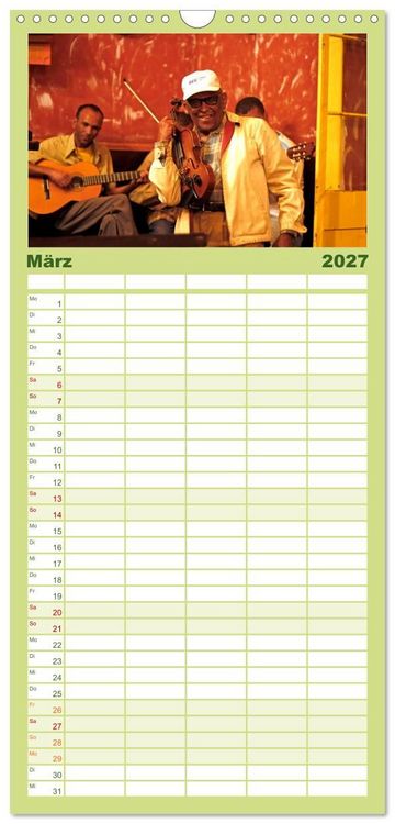 Produktbild: Familienplaner 2027 - Kap Verde mit 5 Spalten (Wandkalender, 21 x 45 cm) CALVENDO