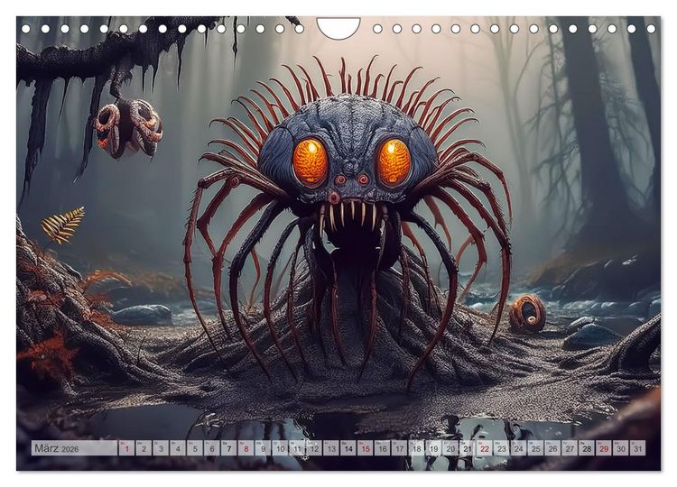 Produktbild: Apokalyptische Wildnis - Schatten der Zivilisation (Wandkalender 2026 DIN A4 quer), CALVENDO Monatskalender