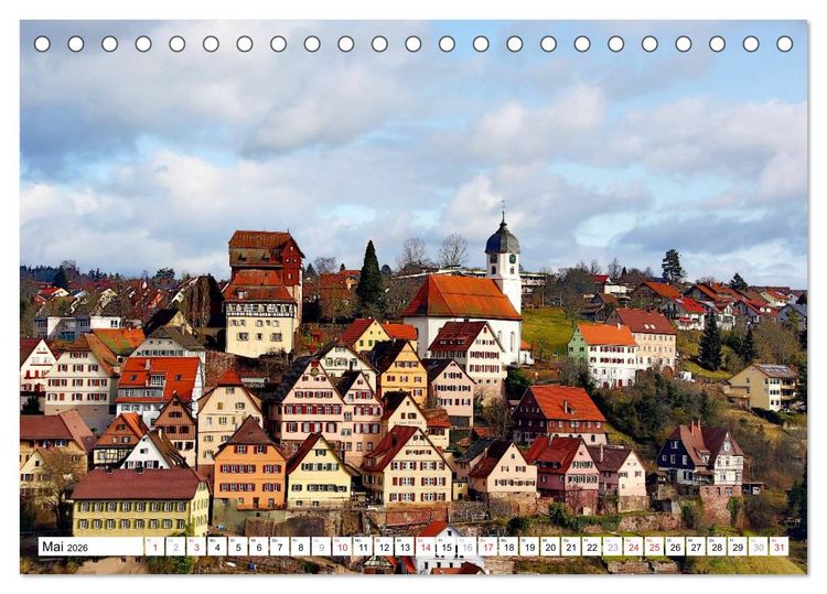 Produktbild: Altensteig (Tischkalender 2026 DIN A5 quer), CALVENDO Monatskalender