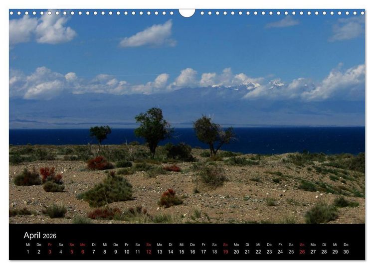 Produktbild: Kirgistan 2026 (Wandkalender 2026 DIN A3 quer), CALVENDO Monatskalender