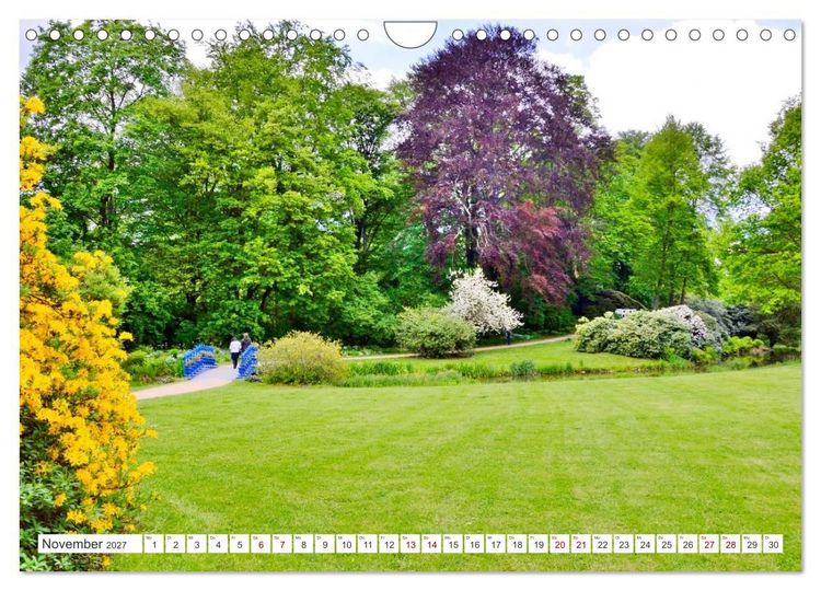 Produktbild: F&uuml;rst-P&uuml;ckler-Park und Schloss &ndash; Bad Muskau (Wandkalender 2027 DIN A4 quer), CALVENDO Monatskalender