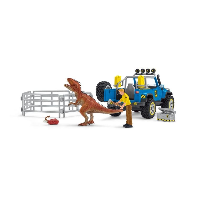 Produktbild: schleich&reg; Dinosaurs 41464 - Gel&auml;ndewagen mit Dino-Au&szlig;enposten