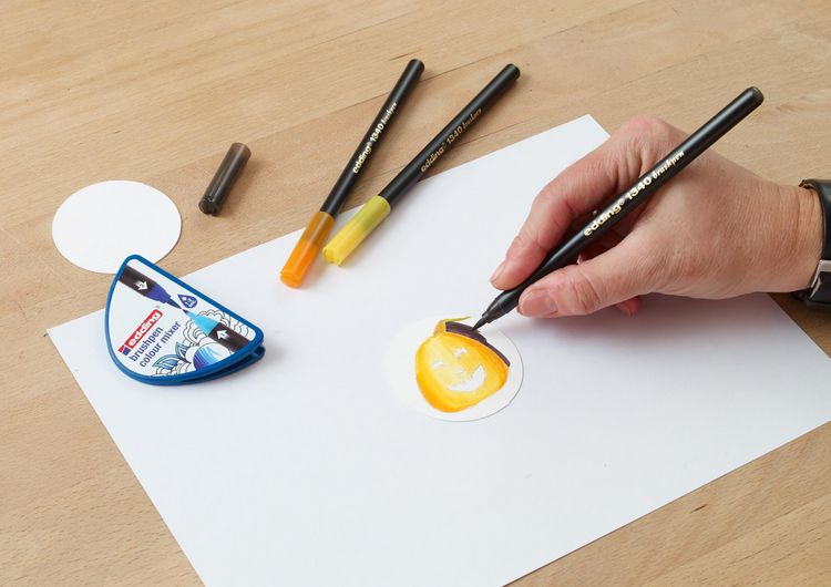 Produktbild: EDDING&reg; Pinselstift 1340, gelb