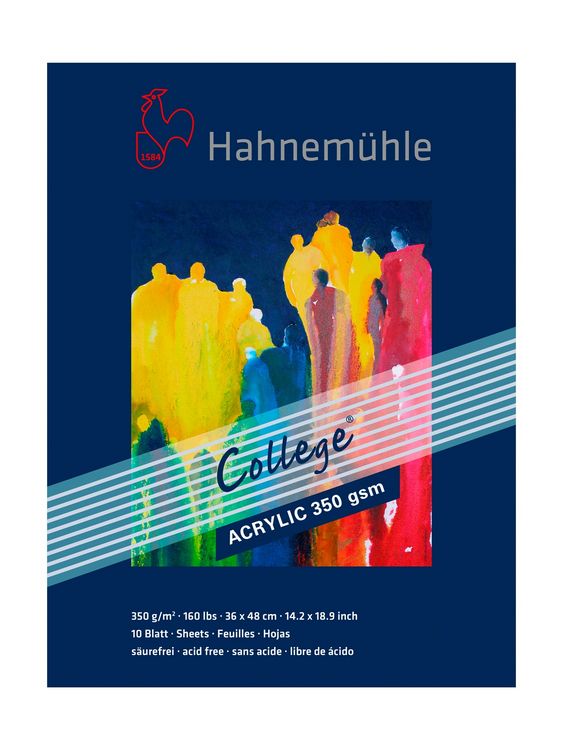 Produktbild: Hahnem&uuml;hle Papier College&reg;, 36 x 48 cm, 360 g/m&sup2;