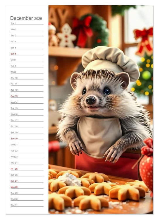 Produktbild: When animals do the job - Animal career days with a twist (Wall Calendar 2026 DIN A2 portrait), CALVENDO 12 Month Wall Calendar