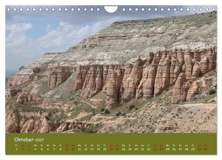 Produktbild: Das Liebestal. Die wundersamen Feenkamine von Kappadokien (Wandkalender 2027 DIN A4 quer), CALVENDO Monatskalender