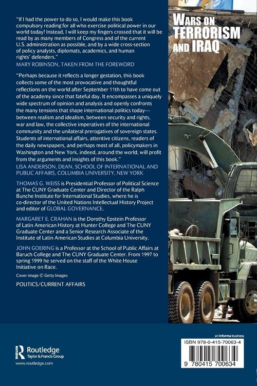 Produktbild: The Wars on Terrorism and Iraq