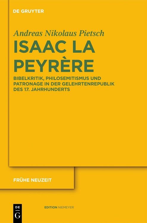 Produktbild: Isaac La Peyr&egrave;re