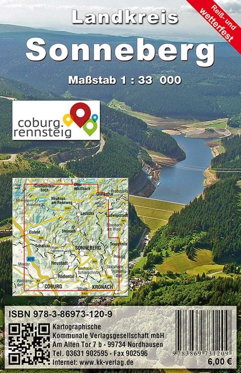 Produktbild: Landkreis Sonneberg 1:33000