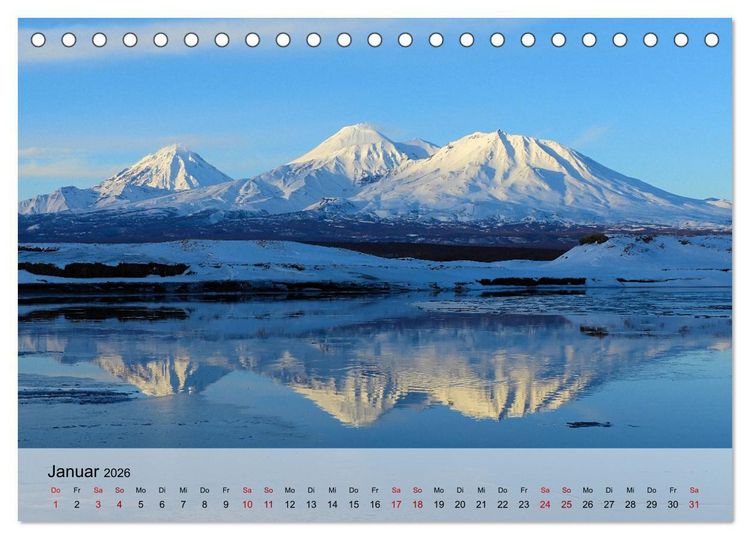 Produktbild: Magische Bergwelten der Erde (Tischkalender 2026 DIN A5 quer), CALVENDO Monatskalender