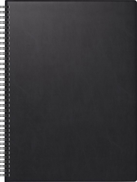 Produktbild: BRUNNEN 1078101907 Buchkalender Premium Mod. 781 2027 A4, Kunststoff, schwarz