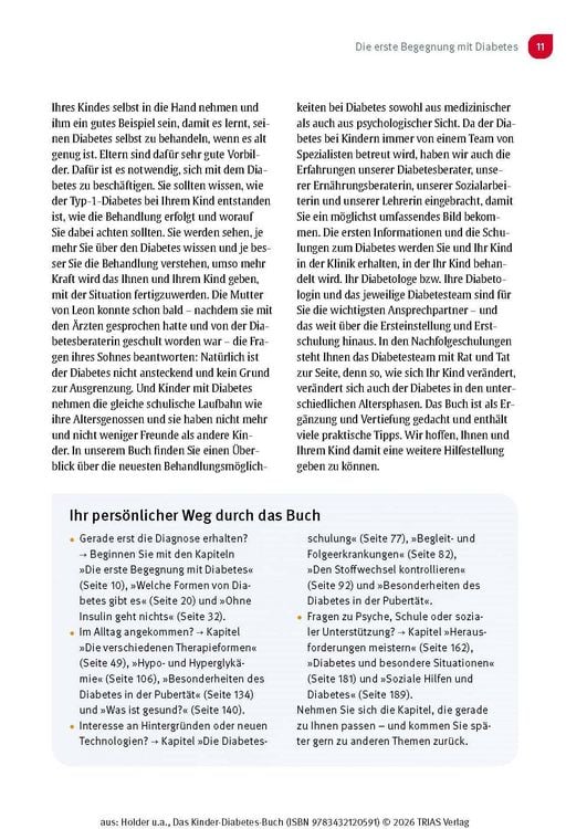 Produktbild: Das Kinder-Diabetes-Buch