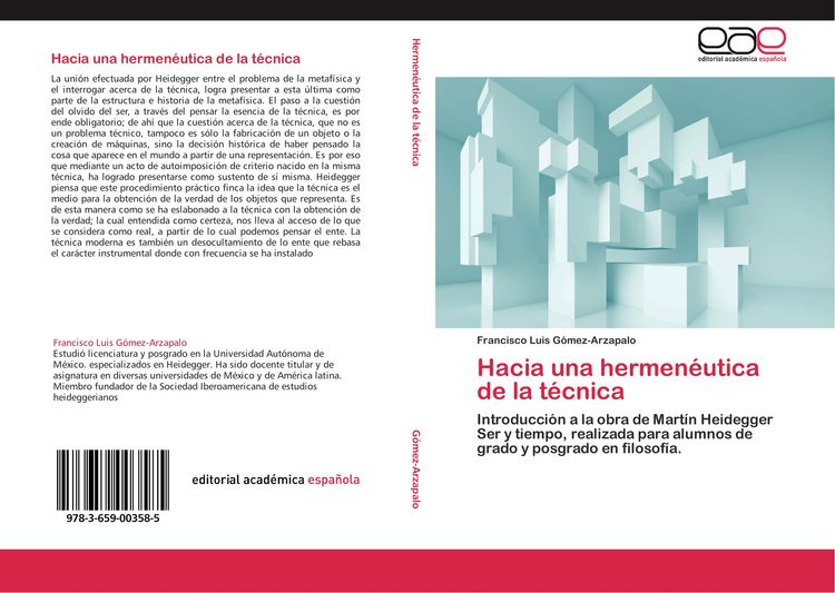 Produktbild: Hacia una hermen&eacute;utica de la t&eacute;cnica