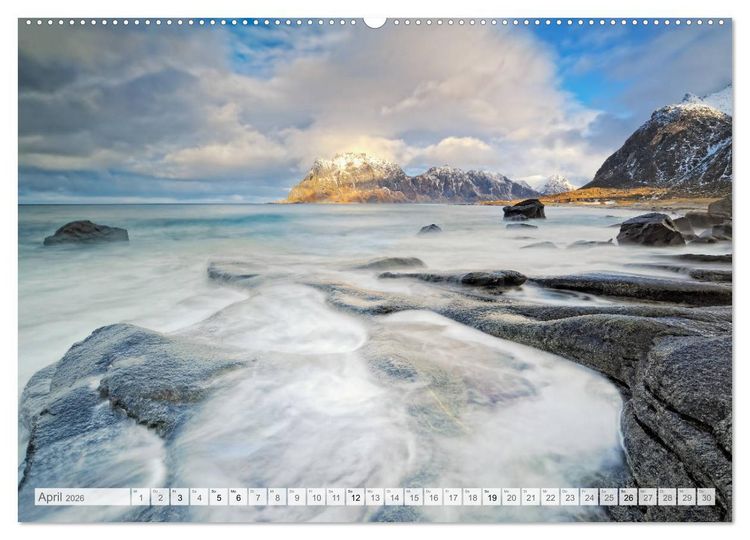 Produktbild: Traumziel Lofoten (Wandkalender 2026 DIN A2 quer), CALVENDO Monatskalender
