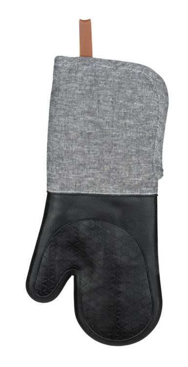 Verdickte Mini-Ofenhandschuhe Aus Silikon – Hitzebeständig, 1 Paar Blau, Für Backofen & Herd