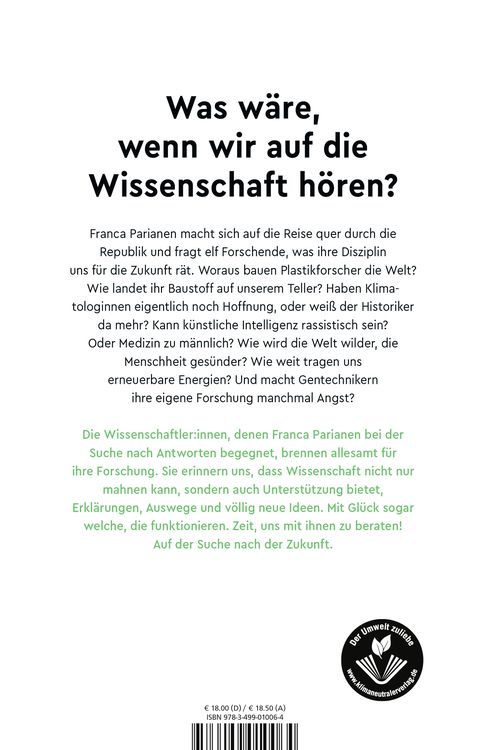 Weltrettung braucht Wissenschaft