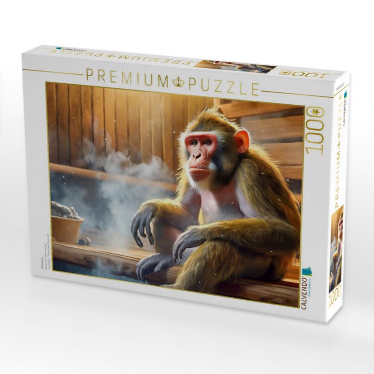 Produktbild: CALVENDO Puzzle Affenhitze | 1000 Teile Lege-Gr&ouml;&szlig;e 64x48cm Foto-Puzzle f&uuml;r gl&uuml;ckliche Stunden