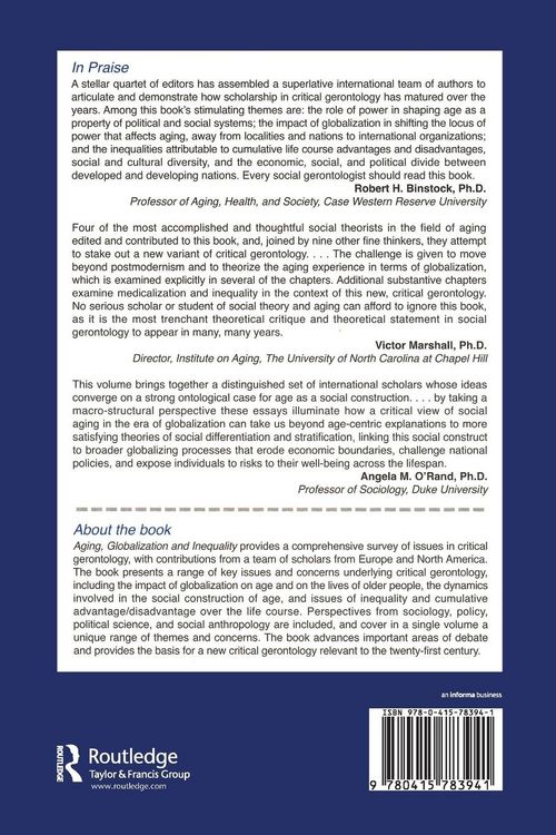 Produktbild: Aging, Globalization and Inequality