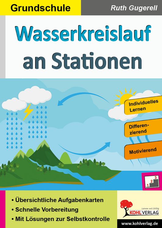 Produktbild: Wasserkreislauf an Stationen / Grundschule