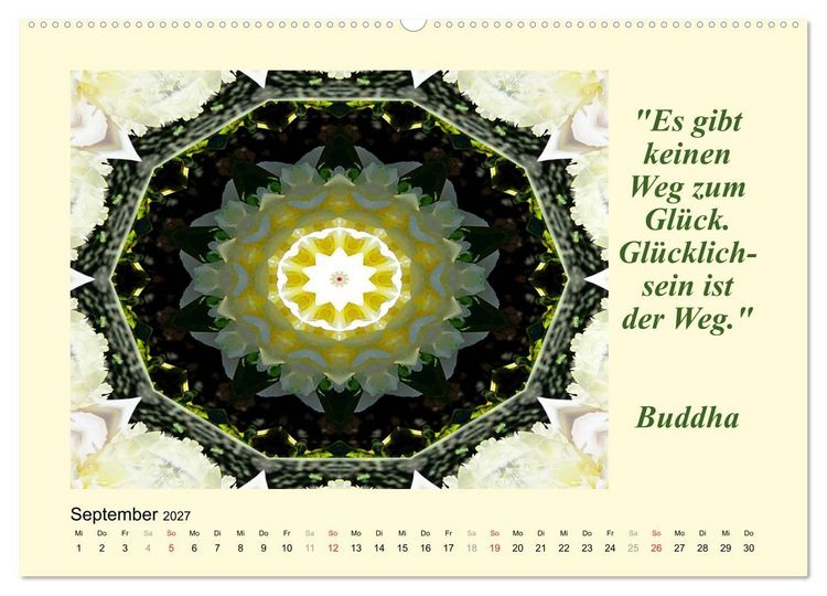 Produktbild: Meditation - Asiatische Weisheiten (Wandkalender 2027 DIN A2 quer), CALVENDO Monatskalender