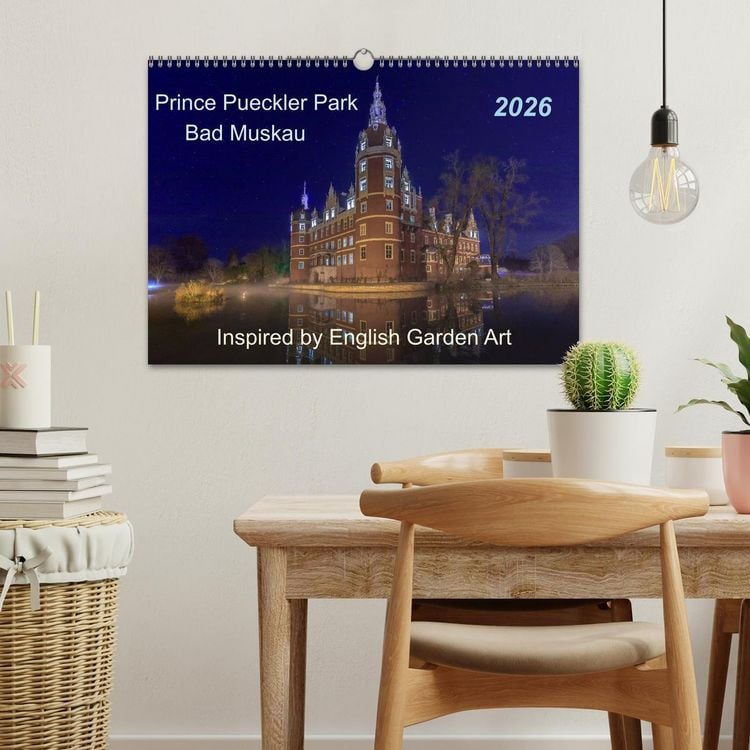 Produktbild: Prince Pueckler Park Bad Muskau (Wall Calendar 2026 DIN A3 landscape), CALVENDO 12 Month Wall Calendar