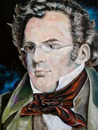 Produktbild: CALVENDO Puzzle Franz Schubert | 1000 Teile Lege-Gr&ouml;&szlig;e 64x48cm Foto-Puzzle f&uuml;r gl&uuml;ckliche Stunden