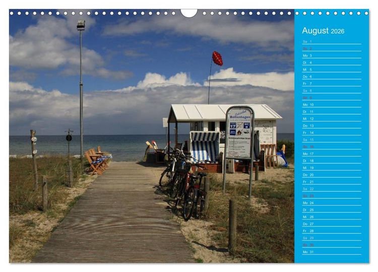 Produktbild: Boltenhagen 2026 (Wandkalender 2026 DIN A3 quer), CALVENDO Monatskalender