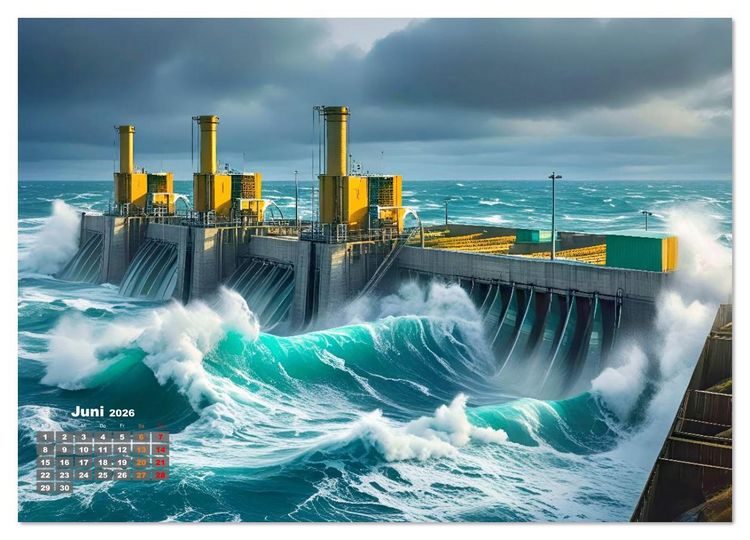 Produktbild: Energien der Prospektive (hochwertiger Premium Wandkalender 2026 DIN A2 quer), Kunstdruck in Hochglanz