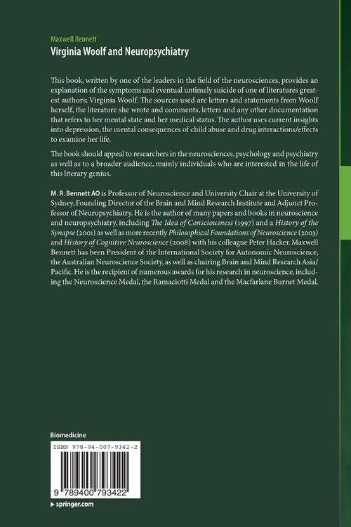 Produktbild: Virginia Woolf and Neuropsychiatry