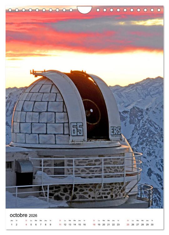 Produktbild: PIC DU MIDI Pyr&eacute;n&eacute;es (Calendrier mural 2026 DIN A4 horizontal), CALVENDO calendrier mensuel