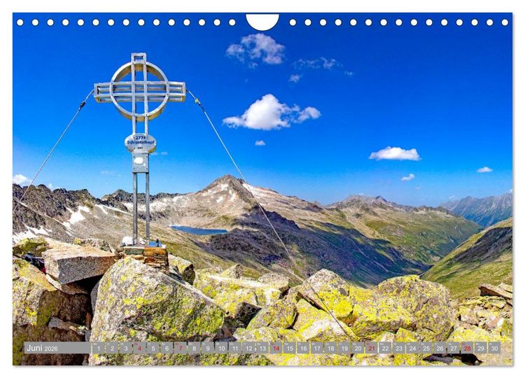 Produktbild: Die Zillertaler Alpen (Wandkalender 2026 DIN A4 quer), CALVENDO Monatskalender