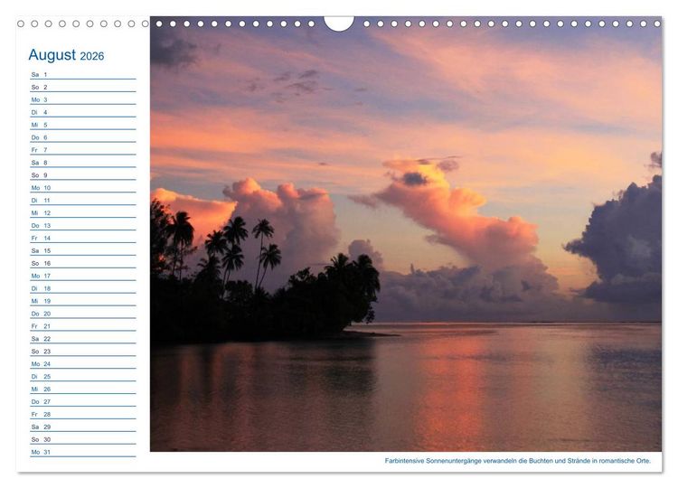 Produktbild: S&uuml;dsee-Insel Mo'orea (Wandkalender 2026 DIN A3 quer), CALVENDO Monatskalender