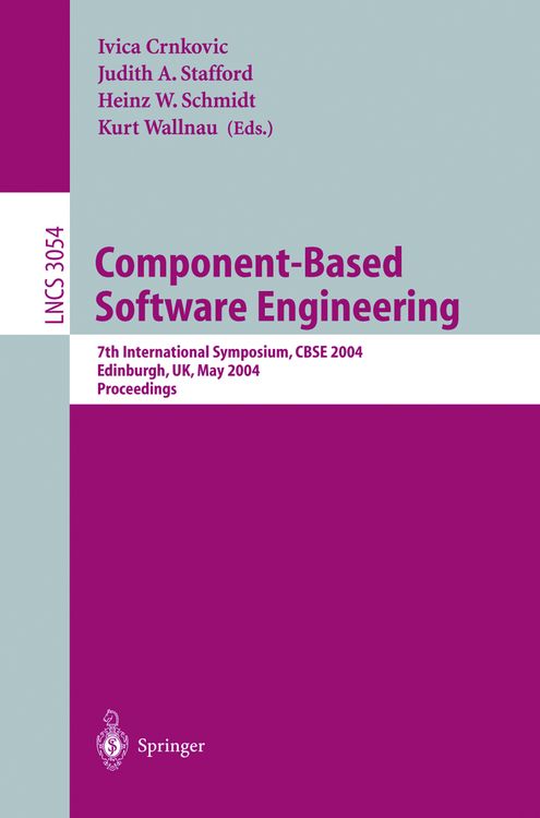 Produktbild: Component-Based Software Engineering