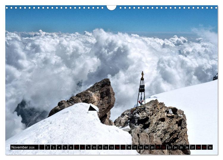 Produktbild: Monte Rosa Classic - Die klassische Tour um das Monte Rosa Massiv (Wandkalender 2026 DIN A3 quer), CALVENDO Monatskalender