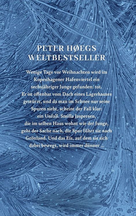 Produktbild: Smillas Gesp&uuml;r f&uuml;r Schnee