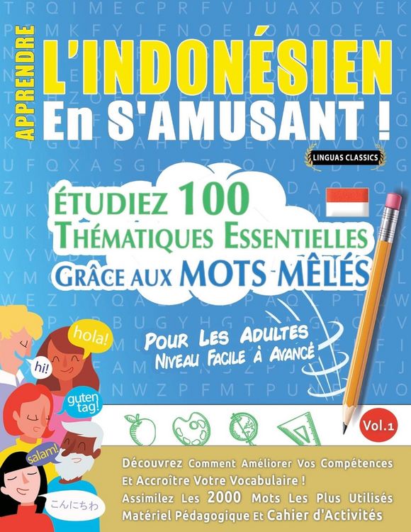 Produktbild: APPRENDRE L'INDON&Eacute;SIEN EN S'AMUSANT - POUR LES ADULTES